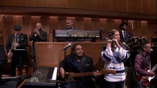 Villanova Piccolo Player Appears On Fallon, Plays With The Roots